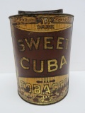 Large General Store Dark Sweet Cuba Tobacco Tin, 11