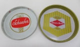 Vintage Schaefer and Grain Belt beer trays, 12