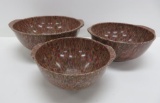 Texas ware vintage mixing bowls, nest, 7