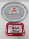 1962 Old Milwaukee Beer tray and Walters Beer tip tray
