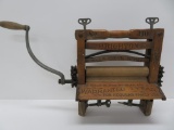 Brighton #110 wooden wash machine wringer