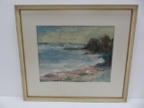 Alvina Thomas Painting, Framed and Matted, 22