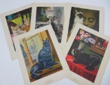 Five Cat Prints, 19