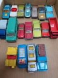 Eighteen Toy Cars, Matchbox, Hot Wheels, Lesney