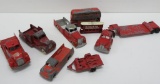 9 metal toys, primarily Tootsie Toys