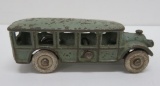 Arcade #1558 Cast Iron Bus c. 1930's Nickel Wheels, 4 1/2