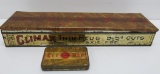 Climax Thin Plug General Store Tobacco Display Tin and individual Tin