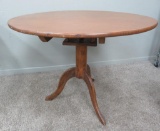 Primitive Tilt Top Table, 2 piece, 35