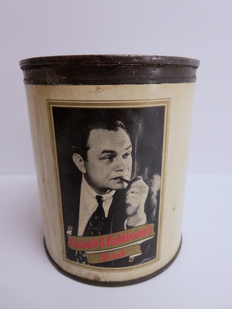 edward g robinson tobacco Edward G Robinson Blend Tobacco Tin, 4 1/2