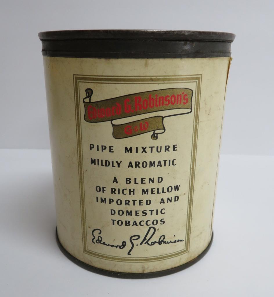 Edward G Robinson Blend Tobacco Tin, 4 1/2