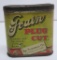 Surbrug Co Grain Plug Cut tobacco tin, pocket tin, NY, 3 1/2