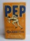 Pep cigarette tobacco package, athlete running, 3