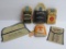Four cloth tobacco pouches unopened and two chewing tobacco pocket pouches