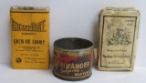Black Americana Tobacco packages, 4 1/2