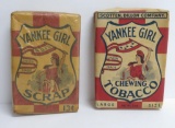 Yankee Girl Scrap and Chewing Tobacco boxes, Scotten Dillon