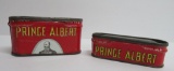 Unusual Prince Albert sample size and factory cut down match holder