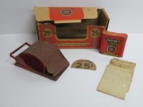 Target pocket tin, cigarette roller and display box