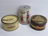 Three tobacco tins, Carter Hall, Summer-Time and Dill's Best