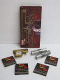 Assorted lighters, Lee Loader matches and Marlboro advertising 75th anniversary Indy 500