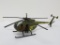 Vintage 1/100 Ertl Helicopter model, Hughes Led Zepplin, Army Helicopter, 18