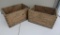 Two wooden White Rock soda crates, 11