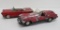 Plastic Irwin and metal Friction toy cars, 8 1/2