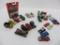 About 28 die cast cars, Matchbox, Hot Wheels, Tootsie Toys, misc