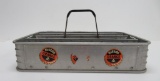 Mission Orange metal soda tray carrier, 17
