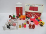 23 Piece Fisher Price Play Family Farm set #915