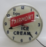 Fairmont Ice Cream clock, working, 16