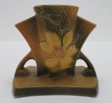Roseville Clematis vase, brown, 192-5