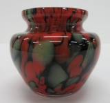 Lovely small Art Glass vase, great color, 3