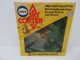 Vintage Cox Sky Copter engine powered toy with box