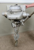 Twin Outboard Motor, Evinrude 22.5 hp, serial number P6039-26113