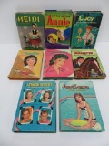 Eight 1950's and 60's young adult fiction books