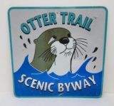Otto Trail Scenic Byway metal sign, 24
