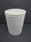 Antique Edison Battery jar, porcelain, 9 1/2