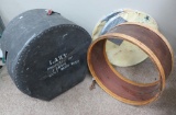 Vintage Ludwig Base Drum, mahogany, Pioneer Model, 27