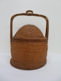 Vintage basket, bee hive shape, 17