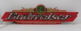 Large neon Budweiser sign, 58