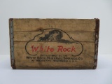 White Rock wooden soda crate, 18
