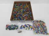 Over 500 vintage marbles, machine made