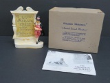 Sebatian Miniature with box, display plaque, dealer plaque, 5