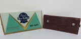 Pabst Blue Ribbon On Duty glass sign and advertising Brewery wallet