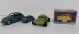 4 Volkswagon toy cars, 2