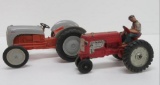 Two Tractor Toys, Auburn Rubber and plastic Ford model, 7