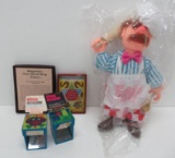 Pop culture toys, Swedish Chef and vintage puzzle games