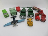 Eleven metal and die cast vehicles, 4