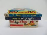 Four vintage boxed games