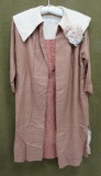 Lovely crepe woven A line dress and over jacket